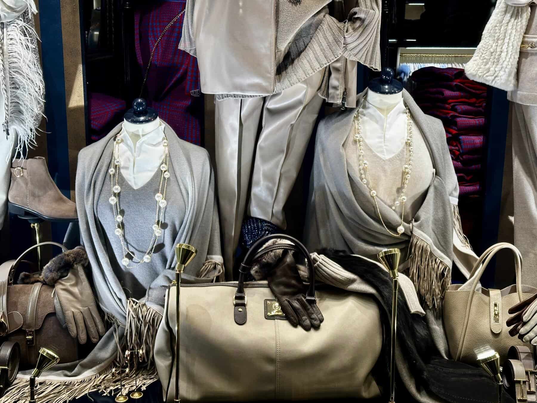 Grij En Taupe V Hals Trui